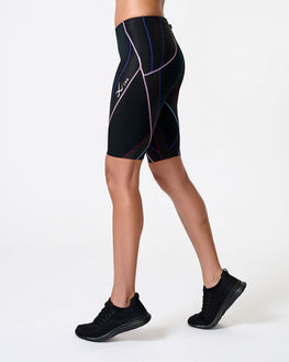 Endurance Generator Joint & Muscle Support Compression Short: Women's Black/Candy