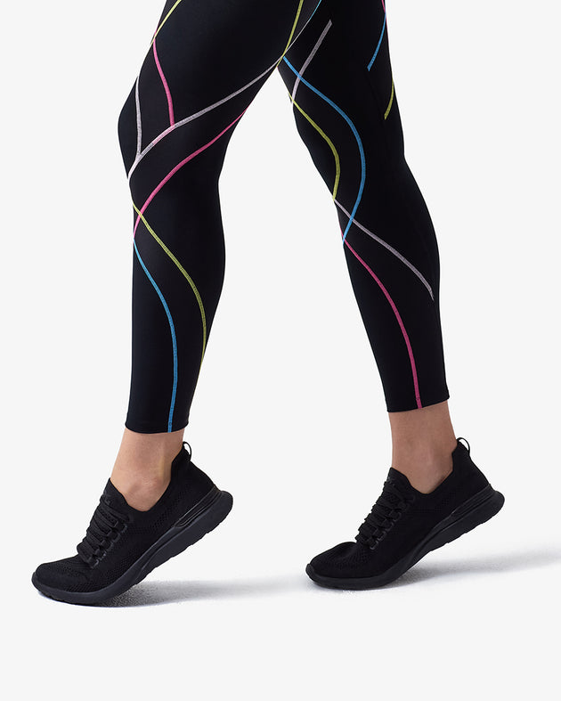 Endurance Generator Joint & Muscle Support Compression Tight: Women's Black/Prism