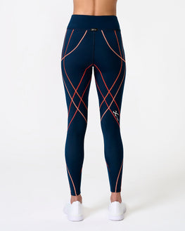 Endurance Generator 2.0 Joint & Muscle Support Compression Tight: Women's Navy Blue/Blush Coral