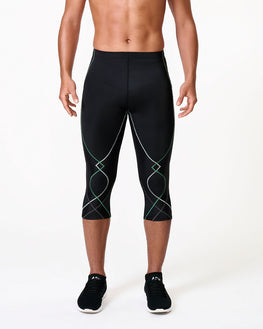 Stabilyx Joint Support 3/4 Compression Tight: Men's Black/Dusty Cypress