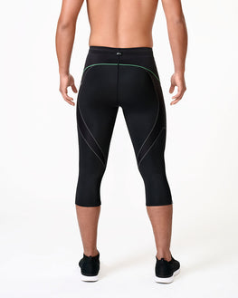 Stabilyx Joint Support 3/4 Compression Tight: Men's Black/Dusty Cypress