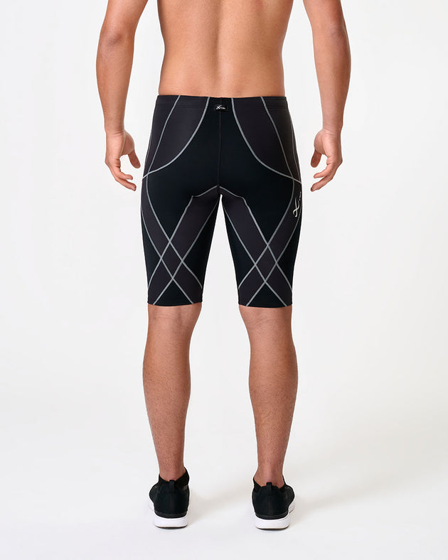 Endurance Generator Joint & Muscle Support Compression Short: Men's Black/Steel